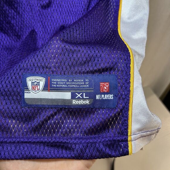 Minnesota Vikings Brett Favre #4 Jersey Reebok Youth XL NFL Team Apparel - Picture 5 of 8